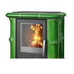 Kachlová kamna ABX Bavaria s výměníkem, moosgrün